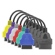 Load image into Gallery viewer, 6-color OBD ECU Scan Adapter Cable Bundle for Fiat, 6-color