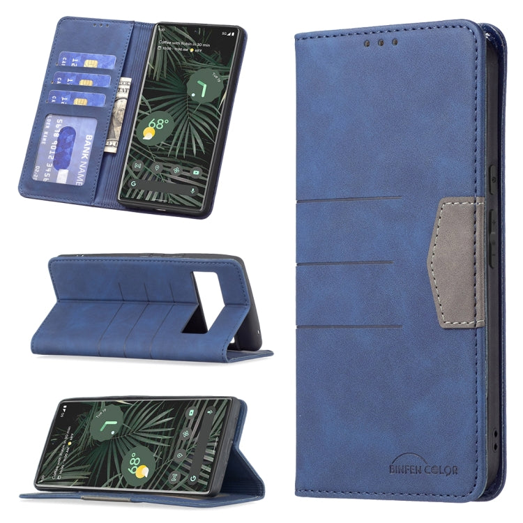 Magnetic Splicing Leather Phone Case, For Google Pixel 6 Pro, For Google Pixel 6, For Xiaomi Redmi 9A, For Xiaomi Redmi 9C, For Xiaomi Redmi 9, For Xiaomi Redmi 10, For Xiaomi Redmi Note 9 / 10X 4G, For Xiaomi Redmi Note 11 5G                          ...