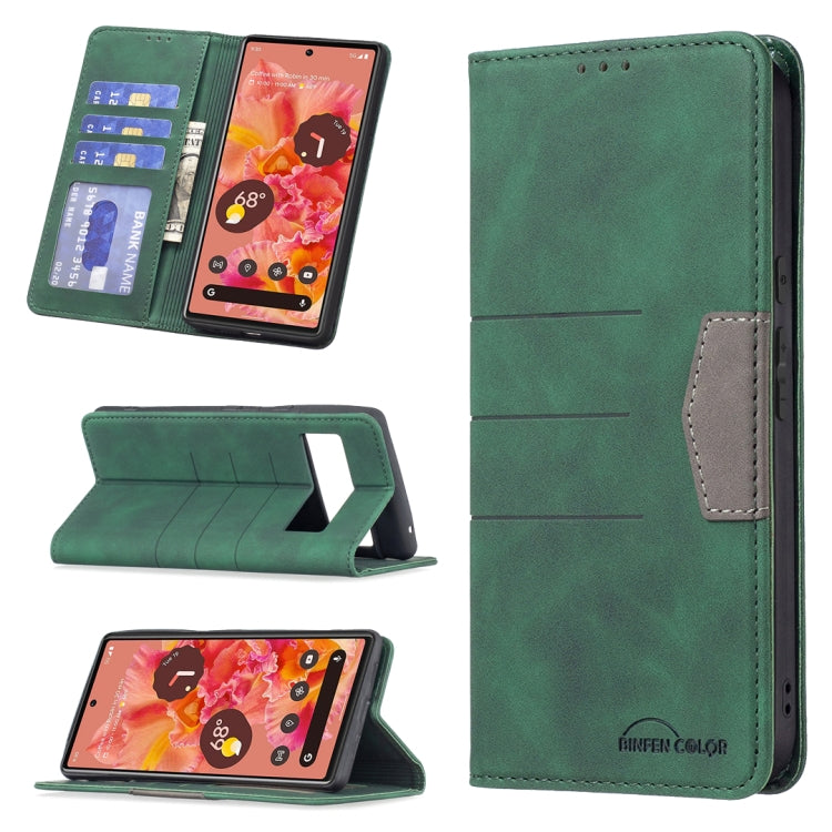 Magnetic Splicing Leather Phone Case, For Google Pixel 6 Pro, For Google Pixel 6, For Xiaomi Redmi 9A, For Xiaomi Redmi 9C, For Xiaomi Redmi 9, For Xiaomi Redmi 10, For Xiaomi Redmi Note 9 / 10X 4G, For Xiaomi Redmi Note 11 5G                          ...