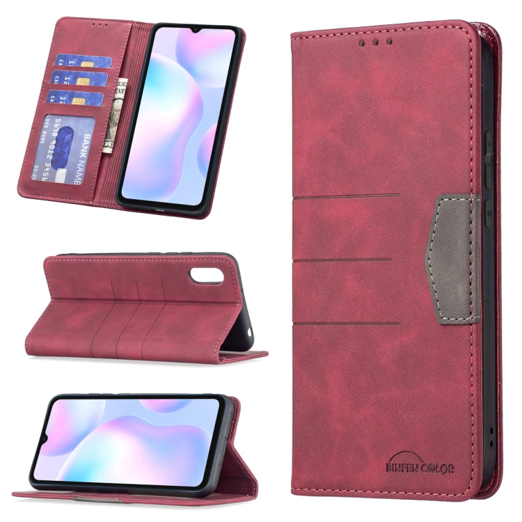 Magnetic Splicing Leather Phone Case, For Google Pixel 6 Pro, For Google Pixel 6, For Xiaomi Redmi 9A, For Xiaomi Redmi 9C, For Xiaomi Redmi 9, For Xiaomi Redmi 10, For Xiaomi Redmi Note 9 / 10X 4G, For Xiaomi Redmi Note 11 5G                          ...