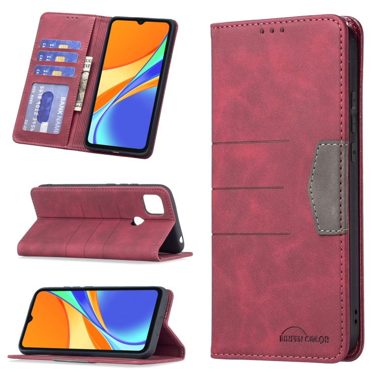 Magnetic Splicing Leather Phone Case, For Google Pixel 6 Pro, For Google Pixel 6, For Xiaomi Redmi 9A, For Xiaomi Redmi 9C, For Xiaomi Redmi 9, For Xiaomi Redmi 10, For Xiaomi Redmi Note 9 / 10X 4G, For Xiaomi Redmi Note 11 5G                          ...