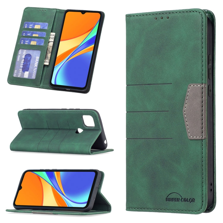 Magnetic Splicing Leather Phone Case, For Google Pixel 6 Pro, For Google Pixel 6, For Xiaomi Redmi 9A, For Xiaomi Redmi 9C, For Xiaomi Redmi 9, For Xiaomi Redmi 10, For Xiaomi Redmi Note 9 / 10X 4G, For Xiaomi Redmi Note 11 5G                          ...