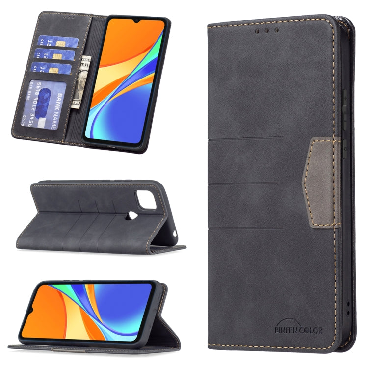 Magnetic Splicing Leather Phone Case, For Google Pixel 6 Pro, For Google Pixel 6, For Xiaomi Redmi 9A, For Xiaomi Redmi 9C, For Xiaomi Redmi 9, For Xiaomi Redmi 10, For Xiaomi Redmi Note 9 / 10X 4G, For Xiaomi Redmi Note 11 5G                          ...
