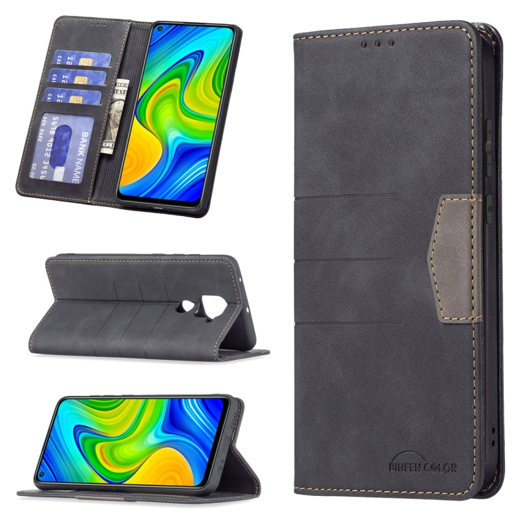 Magnetic Splicing Leather Phone Case, For Google Pixel 6 Pro, For Google Pixel 6, For Xiaomi Redmi 9A, For Xiaomi Redmi 9C, For Xiaomi Redmi 9, For Xiaomi Redmi 10, For Xiaomi Redmi Note 9 / 10X 4G, For Xiaomi Redmi Note 11 5G                          ...