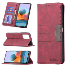 Load image into Gallery viewer, Magnetic Splicing Leather Phone Case, For Google Pixel 6 Pro, For Google Pixel 6, For Xiaomi Redmi 9A, For Xiaomi Redmi 9C, For Xiaomi Redmi 9, For Xiaomi Redmi 10, For Xiaomi Redmi Note 9 / 10X 4G, For Xiaomi Redmi Note 11 5G                          ...