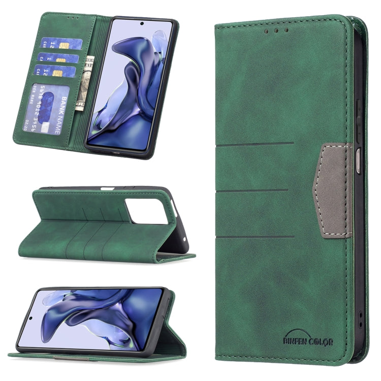 Magnetic Splicing Leather Phone Case, For Xiaomi Mi 10T Lite 5G, For Xiaomi Mi 11i / Poco F3 / Redmi K40 / K40 Pro, For Xiaomi Mi 11 Lite, For Xiaomi Mi 11T / 11T Pro, For Xiaomi Poco M3 Pro / Redmi Note 10 5G / 10T 5G                                  ...