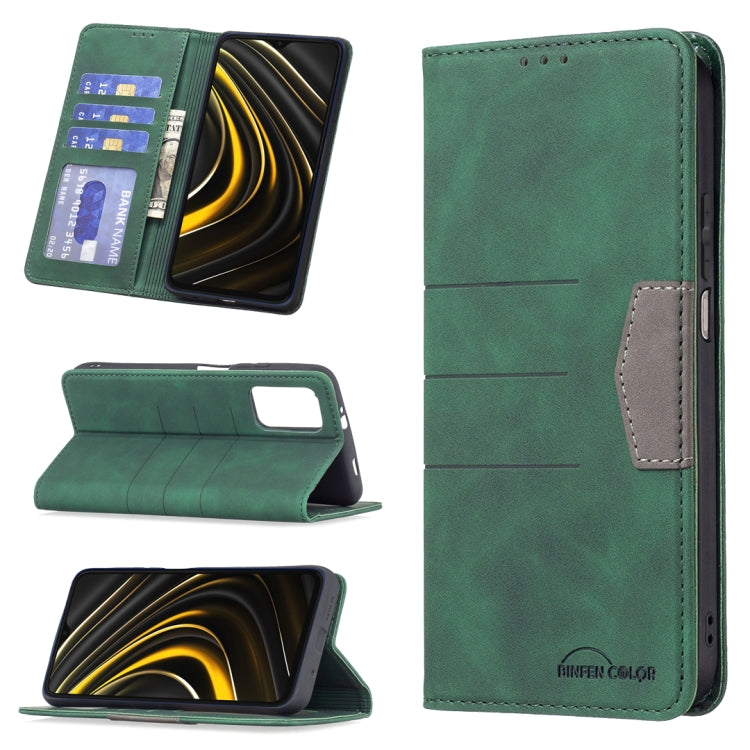 Magnetic Splicing Leather Phone Case, For Xiaomi Mi 10T Lite 5G, For Xiaomi Mi 11i / Poco F3 / Redmi K40 / K40 Pro, For Xiaomi Mi 11 Lite, For Xiaomi Mi 11T / 11T Pro, For Xiaomi Poco M3 Pro / Redmi Note 10 5G / 10T 5G                                  ...