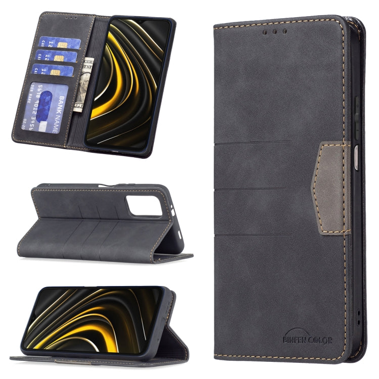 Magnetic Splicing Leather Phone Case, For Xiaomi Mi 10T Lite 5G, For Xiaomi Mi 11i / Poco F3 / Redmi K40 / K40 Pro, For Xiaomi Mi 11 Lite, For Xiaomi Mi 11T / 11T Pro, For Xiaomi Poco M3 Pro / Redmi Note 10 5G / 10T 5G                                  ...