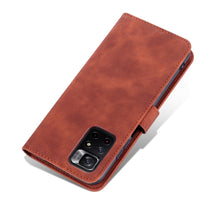 Load image into Gallery viewer, AZNS Skin Feel Calf Texture Horizontal Flip Leather Phone Case with Card Slots &amp; Holder &amp; Wallet, For Xiaomi Redmi Note 11 / Poco M4 Pro 5G