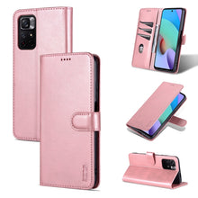 Load image into Gallery viewer, AZNS Skin Feel Calf Texture Horizontal Flip Leather Phone Case with Card Slots &amp; Holder &amp; Wallet, For Xiaomi Redmi Note 11 / Poco M4 Pro 5G