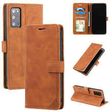 Load image into Gallery viewer, Skin Feel Anti-theft Brush Horizontal Flip Leather Phone Case, For Samsung Galaxy A72 5G / 4G, For Samsung Galaxy A21s, For Samsung Galaxy A70, For Samsung Galaxy A21, For Samsung Galaxy A12, For Samsung Galaxy S20 Ultra, For Samsung Galaxy A32 5G     ...