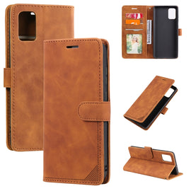 Skin Feel Anti-theft Brush Horizontal Flip Leather Phone Case, For Samsung Galaxy A71, For Samsung Galaxy A40, For Samsung Galaxy S21+ 5G, For Samsung Galaxy S21 Ultra 5G, For Samsung Galaxy Note20 Ultra, For Samsung Galaxy S20 FE                      ...