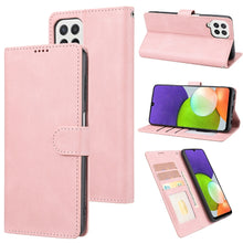 Load image into Gallery viewer, Fantasy Classic Skin-feel Calfskin Texture Magnetic Buckle Horizontal Flip PU Phone Leather Case with Holder &amp; Card Slot &amp; Wallet, For Samsung Galaxy A22 4G / M32 4G, For Samsung Galaxy S22 Ultra 5G, For Samsung Galaxy S22+ 5G, For Samsung Galaxy S22 5...