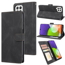 Load image into Gallery viewer, Fantasy Classic Skin-feel Calfskin Texture Magnetic Buckle Horizontal Flip PU Phone Leather Case with Holder &amp; Card Slot &amp; Wallet, For Samsung Galaxy A22 4G / M32 4G, For Samsung Galaxy S22 Ultra 5G, For Samsung Galaxy S22+ 5G, For Samsung Galaxy S22 5...