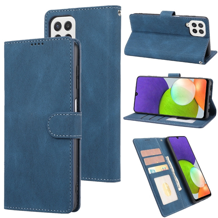 Fantasy Classic Skin-feel Calfskin Texture Magnetic Buckle Horizontal Flip PU Phone Leather Case with Holder & Card Slot & Wallet, For Samsung Galaxy A22 4G / M32 4G, For Samsung Galaxy S22 Ultra 5G, For Samsung Galaxy S22+ 5G, For Samsung Galaxy S22 5...