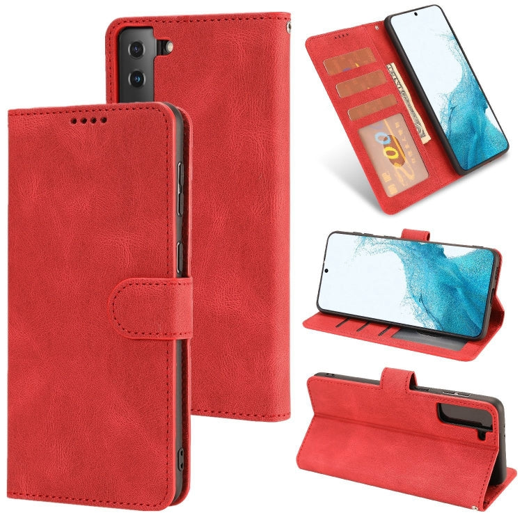 Fantasy Classic Skin-feel Calfskin Texture Magnetic Buckle Horizontal Flip PU Phone Leather Case with Holder & Card Slot & Wallet, For Samsung Galaxy A22 4G / M32 4G, For Samsung Galaxy S22 Ultra 5G, For Samsung Galaxy S22+ 5G, For Samsung Galaxy S22 5...