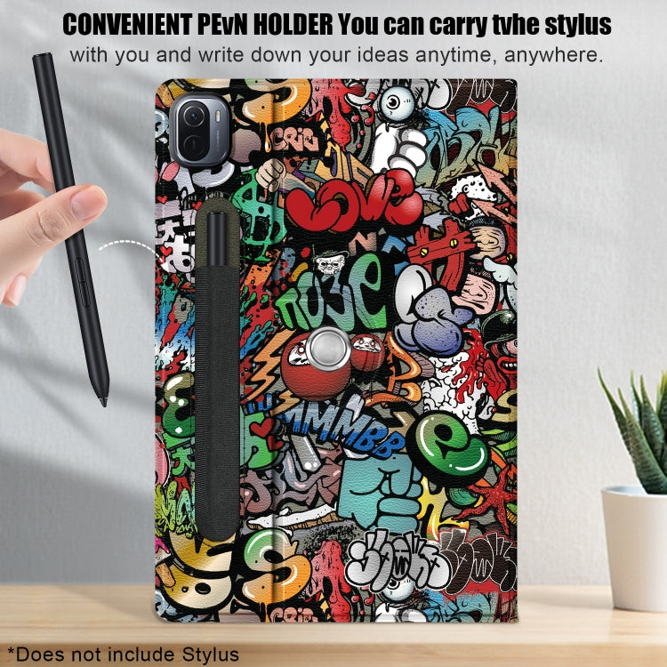 Painted 360 Degrees Rotation Tablet Leather Case with Holder, For Realme PocketBook InkPad Lite PB970 9.7 inch, For Samsung Galaxy Tab A7 10.4 2020, For Samsung Galaxy Tab A7 Lite  8.7 2021 T220 / T225, For Xiaomi Mi Pad 5 Pro 11 inch