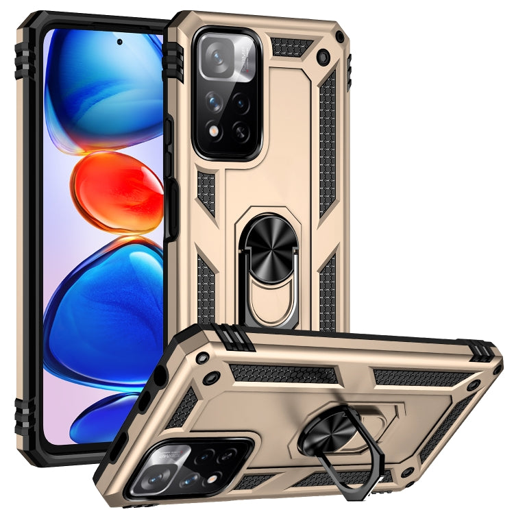 Shockproof TPU + PC Phone Case with 360 Degree Rotating Holder, For Xiaomi Redmi Note 11 Pro 5G, For Xiaomi Redmi Note 11 5G