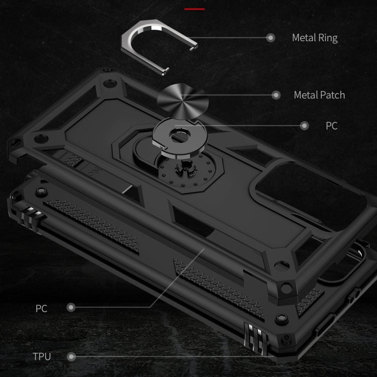Shockproof TPU + PC Phone Case with 360 Degree Rotating Holder, For Xiaomi Redmi Note 11 Pro 5G, For Xiaomi Redmi Note 11 5G