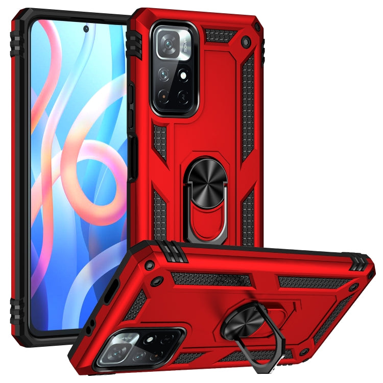Shockproof TPU + PC Phone Case with 360 Degree Rotating Holder, For Xiaomi Redmi Note 11 Pro 5G, For Xiaomi Redmi Note 11 5G