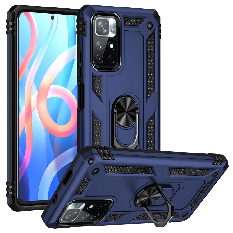 Shockproof TPU + PC Phone Case with 360 Degree Rotating Holder, For Xiaomi Redmi Note 11 Pro 5G, For Xiaomi Redmi Note 11 5G