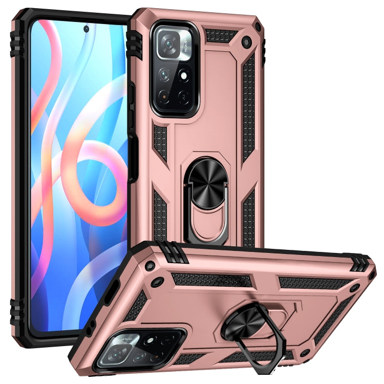 Shockproof TPU + PC Phone Case with 360 Degree Rotating Holder, For Xiaomi Redmi Note 11 Pro 5G, For Xiaomi Redmi Note 11 5G