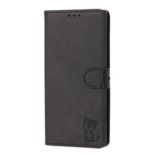 Load image into Gallery viewer, Embossed Happy Cat Pattern Leather Phone Case, For Samsung Galaxy S22 Ultra 5G, For Samsung Galaxy A13 5G, For Samsung Galaxy A33 5G, For Samsung Galaxy A53