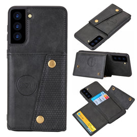 Double Buckle PU + TPU Magnetic Phone Case, For Samsung Galaxy S22 5G, For Xiaomi 11T, For Samsung Galaxy S22+ 5G, For Samsung Galaxy S22 Ultra 5G, For Samsung Galaxy A13 5G