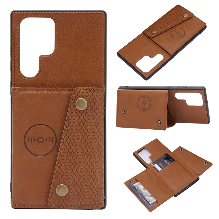 Double Buckle PU + TPU Magnetic Phone Case, For Xiaomi 11T, For Samsung Galaxy S22 5G, For Samsung Galaxy S22+ 5G, For Samsung Galaxy S22 Ultra 5G, For Samsung Galaxy A13 5G