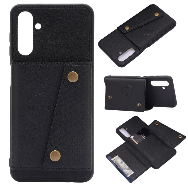 Double Buckle PU + TPU Magnetic Phone Case, For Xiaomi 11T, For Samsung Galaxy S22 5G, For Samsung Galaxy S22+ 5G, For Samsung Galaxy S22 Ultra 5G, For Samsung Galaxy A13 5G