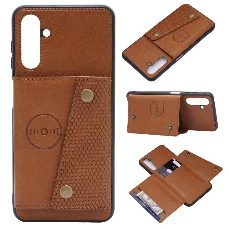 Double Buckle PU + TPU Magnetic Phone Case, For Xiaomi 11T, For Samsung Galaxy S22 5G, For Samsung Galaxy S22+ 5G, For Samsung Galaxy S22 Ultra 5G, For Samsung Galaxy A13 5G