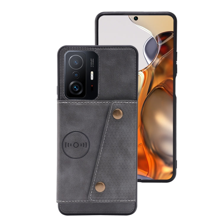 Double Buckle PU + TPU Magnetic Phone Case, For Xiaomi 11T, For Samsung Galaxy S22 5G, For Samsung Galaxy S22+ 5G, For Samsung Galaxy S22 Ultra 5G, For Samsung Galaxy A13 5G