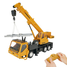 Load image into Gallery viewer, MoFun 2.4G 10-channel Remote Control Simulation Engineering Vehicle, Crane, Dump Truck, Mixer Truck