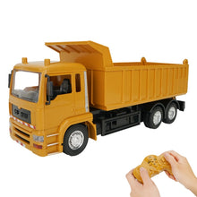 Load image into Gallery viewer, MoFun 2.4G 10-channel Remote Control Simulation Engineering Vehicle, Crane, Dump Truck, Mixer Truck