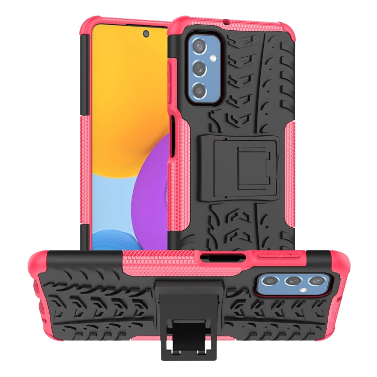 Tire Texture TPU + PC Phone Case with Holder, For Xiaomi Mi 11T, For Nokia G300, For Samsung Galaxy S22 Ultra 5G, For Samsung Galaxy M52 5G