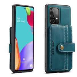 JEEHOOD RFID Blocking Anti-Theft Magnetic PU + TPU Phone Case with Card Slot, For Samsung Galaxy A32 5G, For Samsung Galaxy A12 5G, For Samsung Galaxy A22 5G, For Samsung Galaxy A52 5G / 4G, For Samsung Galaxy A72 5G / 4G, For Samsung Galaxy A71 5G    ...