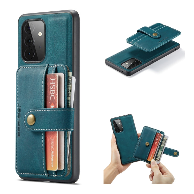 JEEHOOD RFID Blocking Anti-Theft Magnetic PU + TPU Phone Case with Card Slot, For Samsung Galaxy A32 5G, For Samsung Galaxy A12 5G, For Samsung Galaxy A52 5G / 4G, For Samsung Galaxy A72 5G / 4G, For Samsung Galaxy A71 5G, For Samsung Galaxy Note20 Ult...