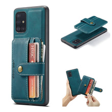 Load image into Gallery viewer, JEEHOOD RFID Blocking Anti-Theft Magnetic PU + TPU Phone Case with Card Slot, For Samsung Galaxy A32 5G, For Samsung Galaxy A12 5G, For Samsung Galaxy A52 5G / 4G, For Samsung Galaxy A72 5G / 4G, For Samsung Galaxy A71 5G, For Samsung Galaxy Note20 Ult...