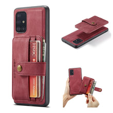 Load image into Gallery viewer, JEEHOOD RFID Blocking Anti-Theft Magnetic PU + TPU Phone Case with Card Slot, For Samsung Galaxy A32 5G, For Samsung Galaxy A12 5G, For Samsung Galaxy A52 5G / 4G, For Samsung Galaxy A72 5G / 4G, For Samsung Galaxy A71 5G, For Samsung Galaxy Note20 Ult...