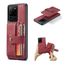 Load image into Gallery viewer, JEEHOOD RFID Blocking Anti-Theft Magnetic PU + TPU Phone Case with Card Slot, For Samsung Galaxy A32 5G, For Samsung Galaxy A12 5G, For Samsung Galaxy A52 5G / 4G, For Samsung Galaxy A72 5G / 4G, For Samsung Galaxy A71 5G, For Samsung Galaxy Note20 Ult...
