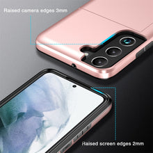 Load image into Gallery viewer, Shockproof Armor Phone Case with Card Slot, For Samsung Galaxy S22 5G, For Samsung Galaxy S22+ 5G, For Samsung Galaxy S22 Ultra 5G