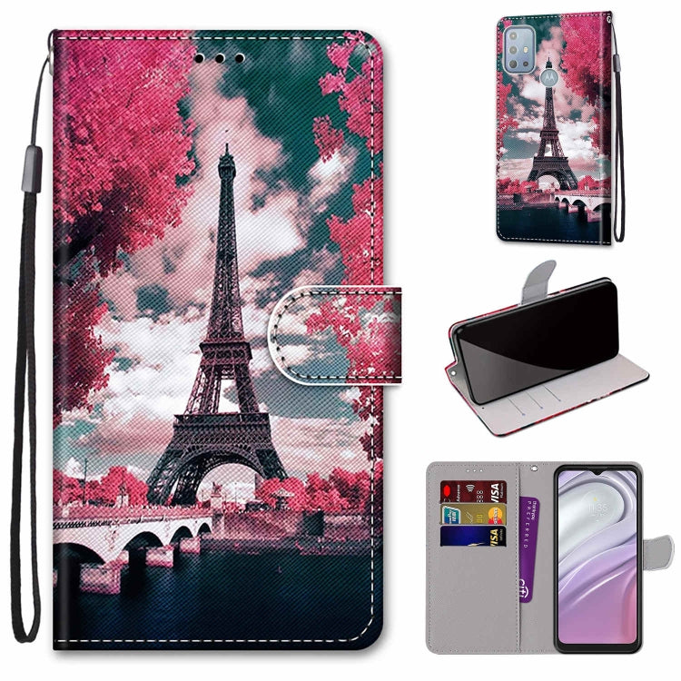 Coloured Drawing Cross Texture Horizontal Flip Leather Phone Case with Holder & Card Slots & Wallet & Lanyard, For Motorola Moto G10/G20/G30, For Xiaomi Redmi Note 11