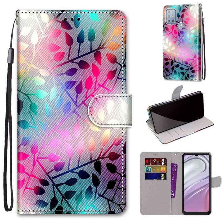 Coloured Drawing Cross Texture Horizontal Flip Leather Phone Case with Holder & Card Slots & Wallet & Lanyard, For Motorola Moto G10/G20/G30, For Xiaomi Redmi Note 11