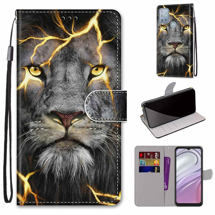 Coloured Drawing Cross Texture Horizontal Flip Leather Phone Case with Holder & Card Slots & Wallet & Lanyard, For Motorola Moto G10/G20/G30, For Xiaomi Redmi Note 11