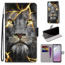 Load image into Gallery viewer, Coloured Drawing Cross Texture Horizontal Flip Leather Phone Case with Holder &amp; Card Slots &amp; Wallet &amp; Lanyard, For Motorola Moto G10/G20/G30, For Xiaomi Redmi Note 11