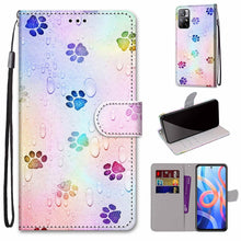 Load image into Gallery viewer, Coloured Drawing Cross Texture Horizontal Flip Leather Phone Case with Holder &amp; Card Slots &amp; Wallet &amp; Lanyard, For Motorola Moto G10/G20/G30, For Xiaomi Redmi Note 11