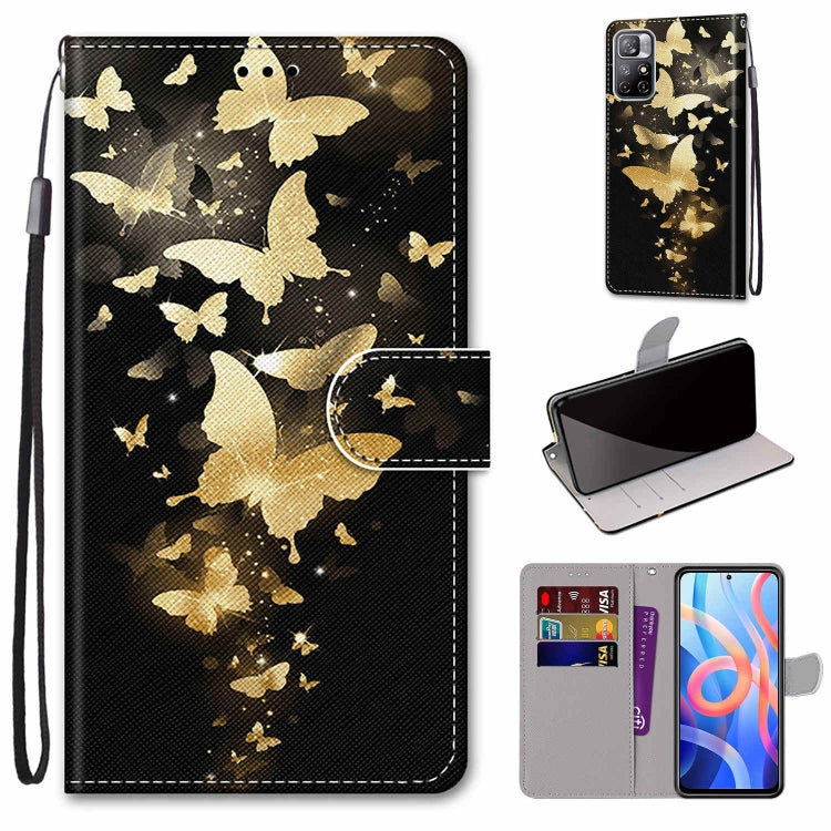 Coloured Drawing Cross Texture Horizontal Flip Leather Phone Case with Holder & Card Slots & Wallet & Lanyard, For Motorola Moto G10/G20/G30, For Xiaomi Redmi Note 11
