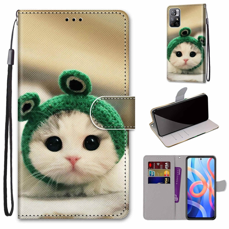 Coloured Drawing Cross Texture Horizontal Flip Leather Phone Case with Holder & Card Slots & Wallet & Lanyard, For Motorola Moto G10/G20/G30, For Xiaomi Redmi Note 11