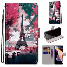 Load image into Gallery viewer, Coloured Drawing Cross Texture Horizontal Flip Leather Phone Case with Holder &amp; Card Slots &amp; Wallet &amp; Lanyard, For Xiaomi Redmi Note 11 Pro/11 Pro+, For Nokia C01 Plus