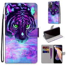 Load image into Gallery viewer, Coloured Drawing Cross Texture Horizontal Flip Leather Phone Case with Holder &amp; Card Slots &amp; Wallet &amp; Lanyard, For Xiaomi Redmi Note 11 Pro/11 Pro+, For Nokia C01 Plus